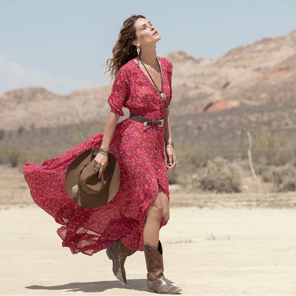 Spell Rambling Rose Gown - Picture 10 of 11